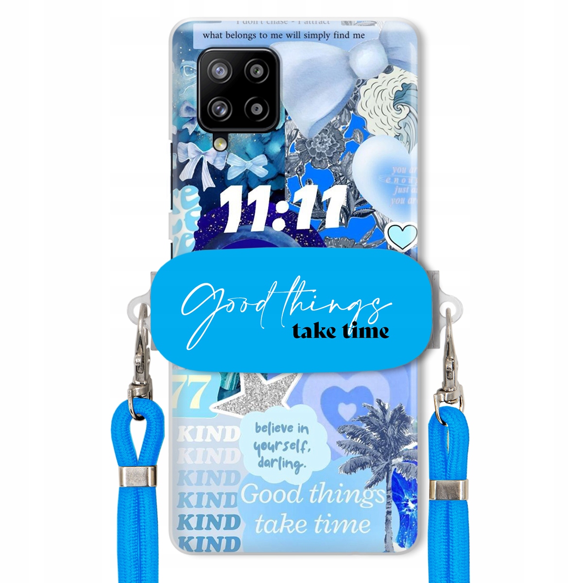 Puzdro pre Samsung A42 5G Držiak Crossbody vodítko Good Things Sea Lata