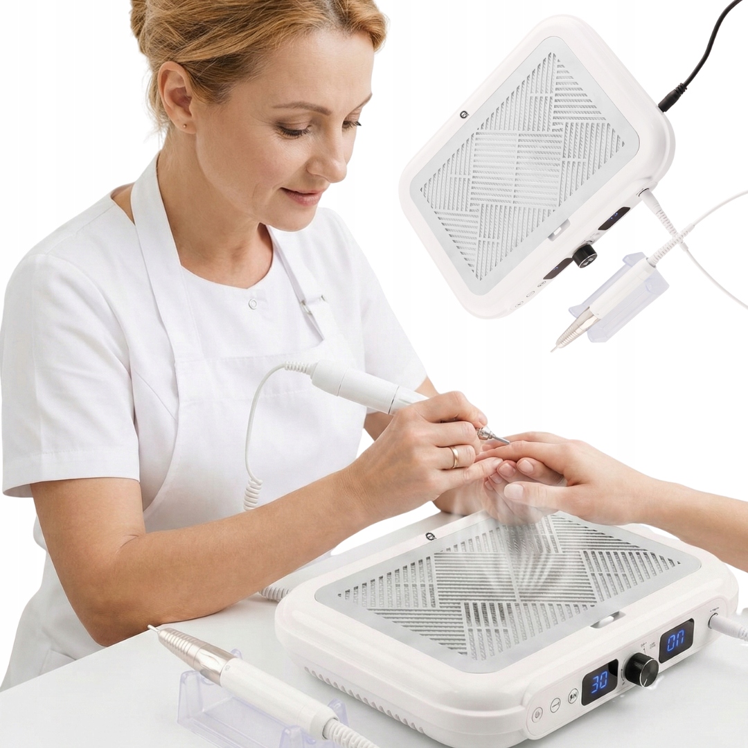 Profesjonalna Frezarka Do Paznokci Z Pochłaniaczem Pyłu Bezszczotkowy