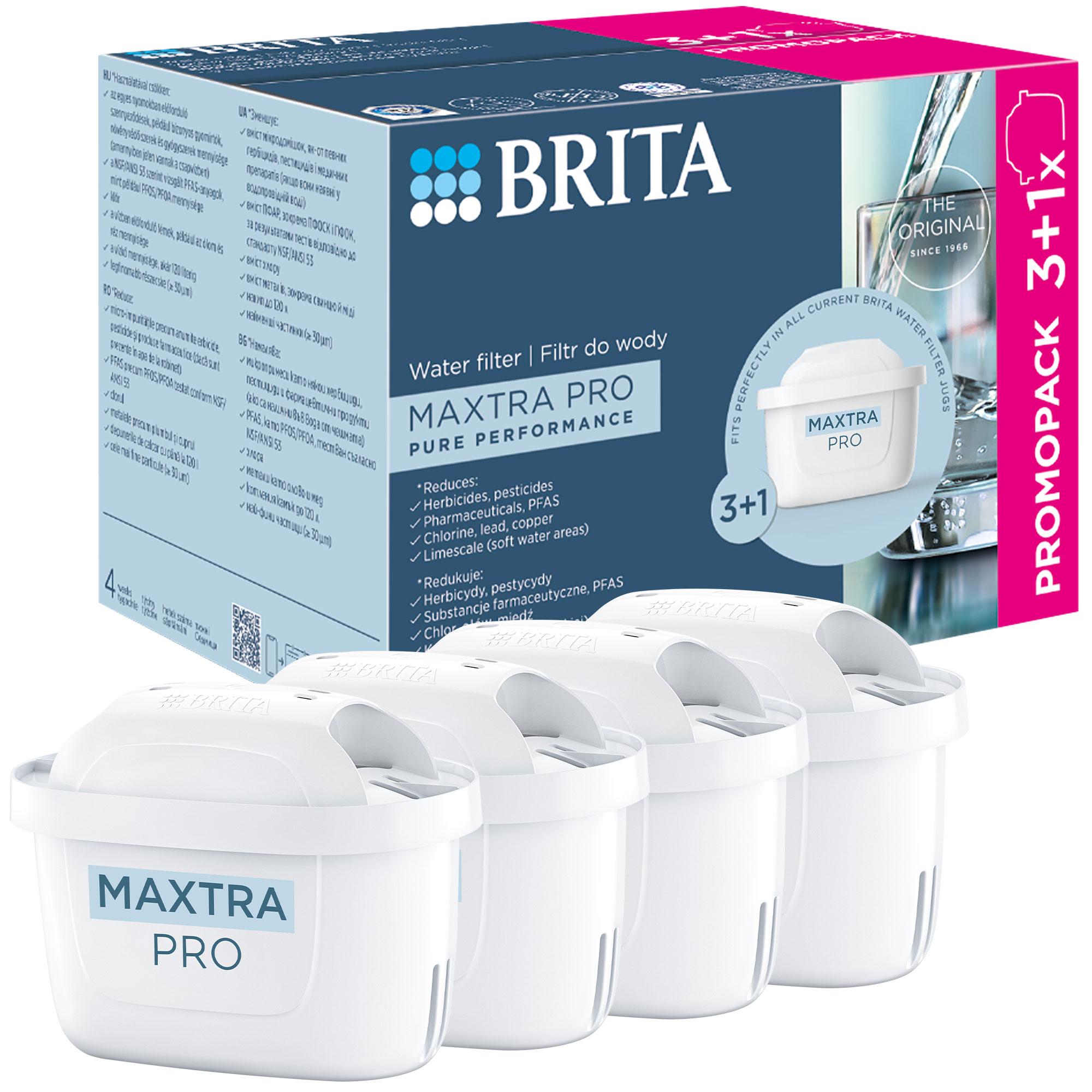 Wkład filtrujący Brita Maxtra Pro filtr do wody do dzbanek Brita Glass 4x