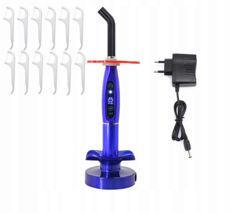 LAMPA POLIMERYZACYJNA LED DENTYSTYCZNA STOMATOLOGICZNA UTWARDZAJĄCA NIEBIESKA