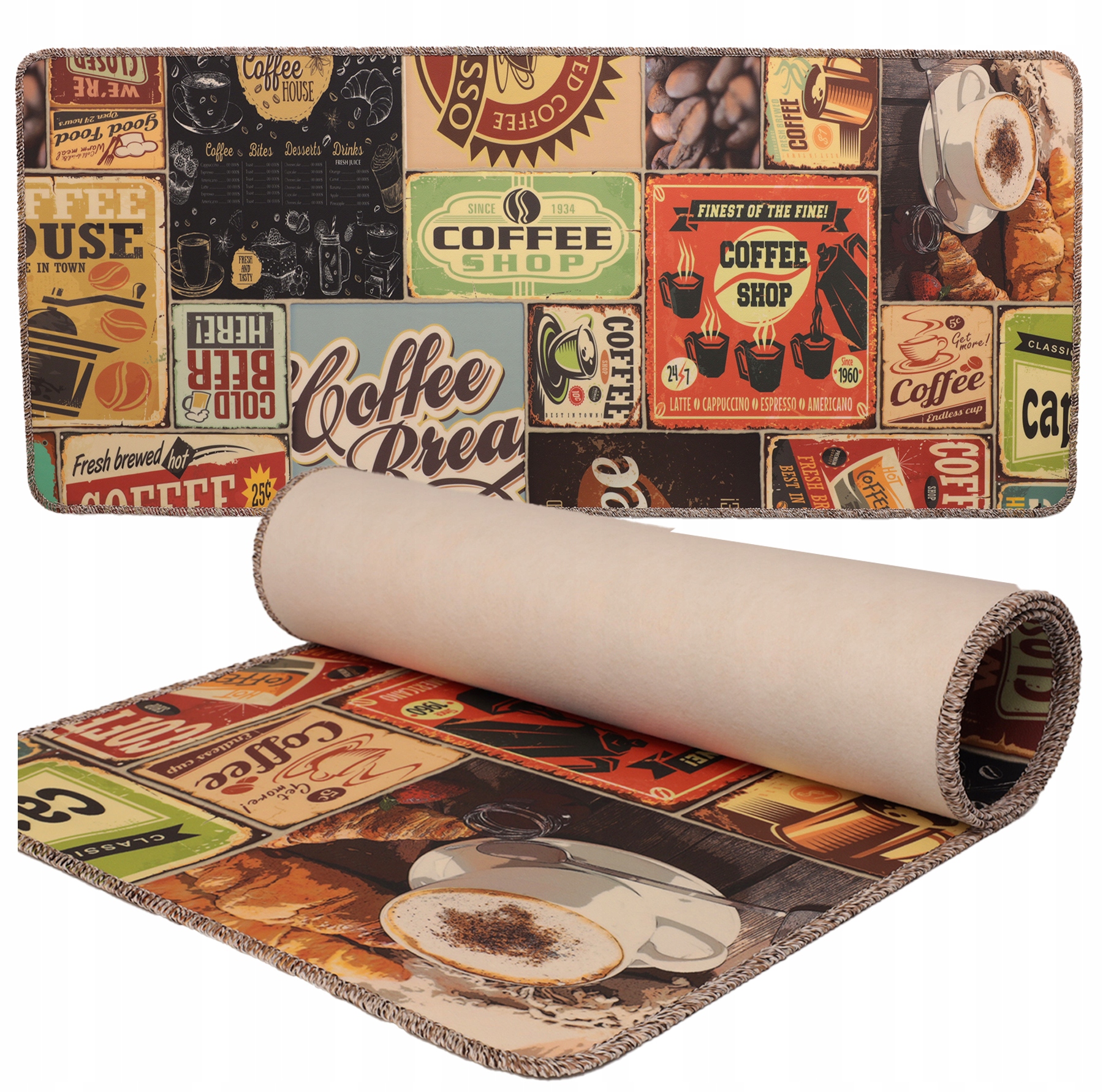 Podlahová rohož do kuchyně Běhoun do kuchyně Koberec do kuchyně 90x160