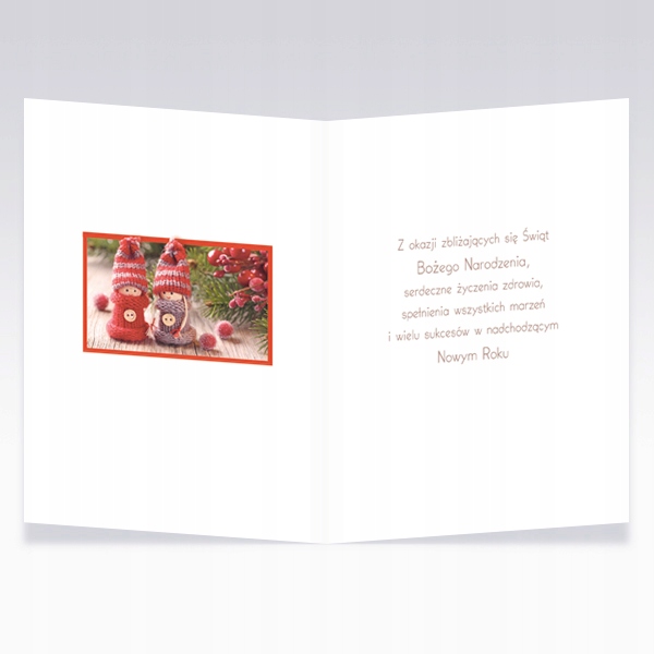 KARNET LAURKA ŚWIĘTA BOŻE NARODZENIE BN + KOPERTA Marka Karo
