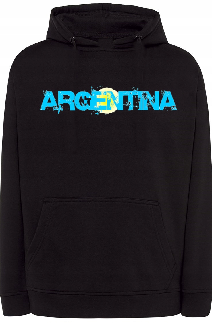 Argentina mikina s kapucí Módní potisk vel. L