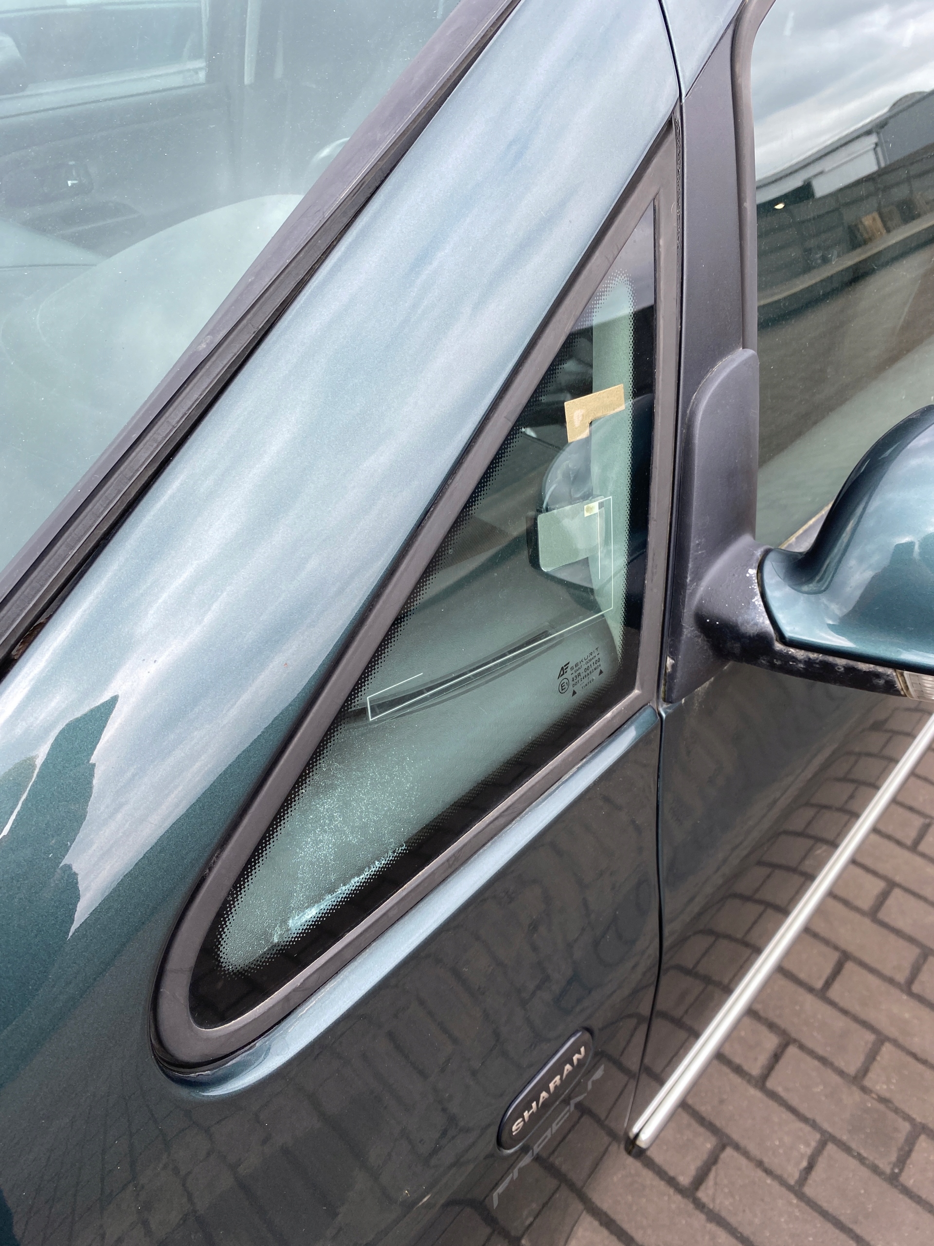 VW SHARAN FL 97-10 window bodywork side left front