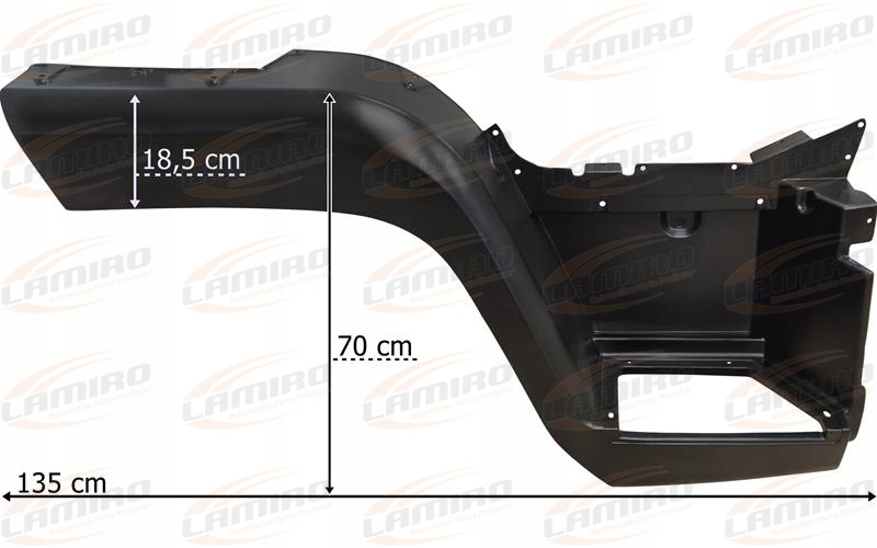 2300-31 - MAN L2000 LE2000 права сходинка колісна арка