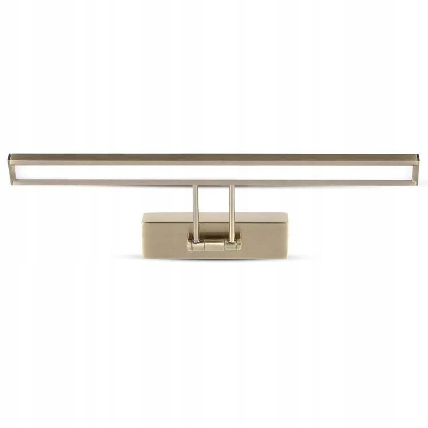 V-tac Nástenné Svietidlo Led 9W 3000K 380lm Teplá Farba Zlatá 213983