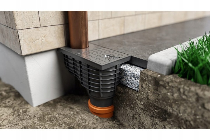 DOLNY OSADNIK RYNNOWY 110 mm WPUST KANALIZACYJNY CZYSZCZAK REWIZJA CHUDEJ Kod producenta Dolny osadnik rynnowy czarny DN110