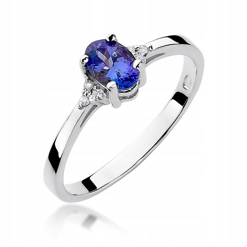 Prstýnek s brilianty a tanzanitem r15