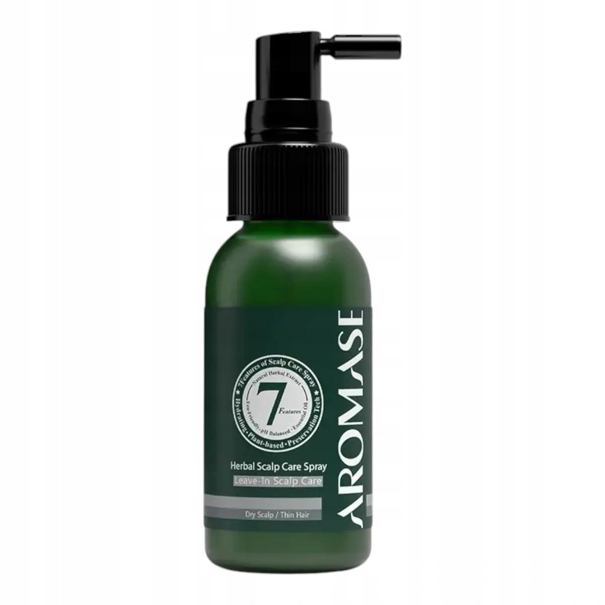 Aromase Herbal Scalp Care Spray, Ziołowa Wcierka Nawilżająca do Głowy