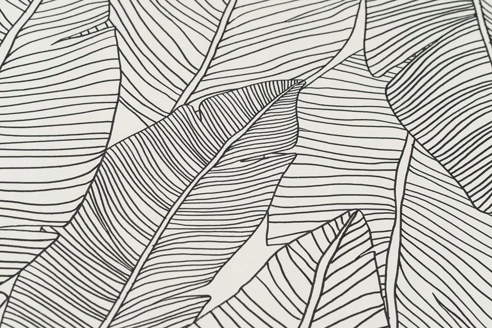 TAPETA CZARNO-BIAŁA ESTA HOME JUNGLE FEVER LIŚCIE Informacje dodatkowe Tapeta zmywalna