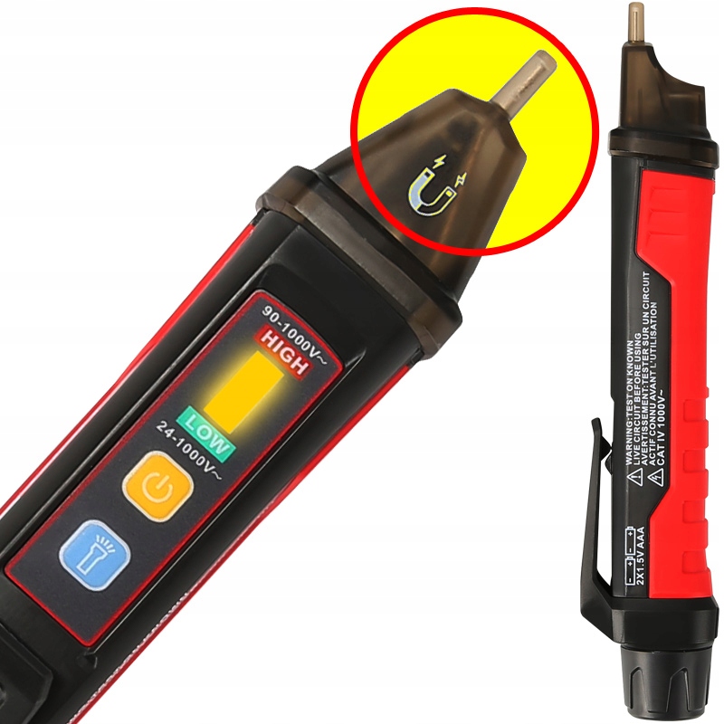 

Tester UT12M Wykrywacz pola magnetycznego Próbnik