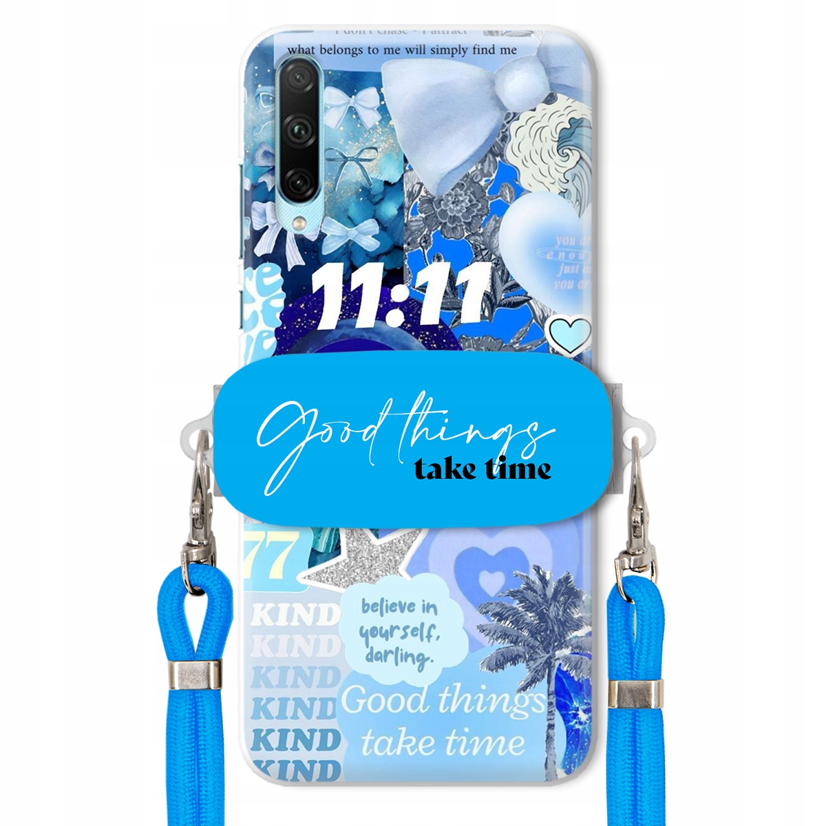 Puzdro pre Huawei Honor 30i Držiak na vodítko Crossbody Good Things Take Time