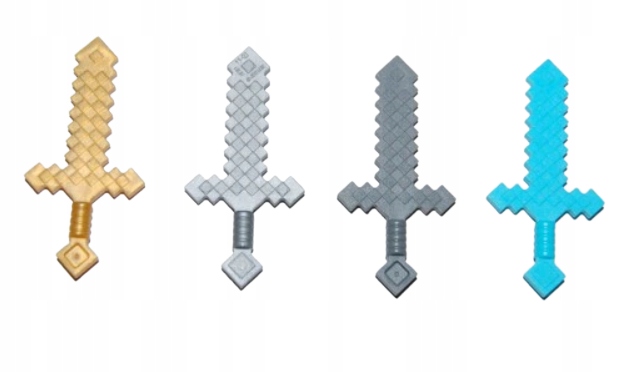 LEGO Minecraft ZESTAW MIECZY BROŃ NOWY (2g)