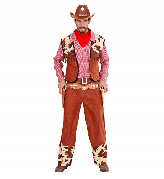 Kostým Kovboj Bronz 5 Dílků Western L