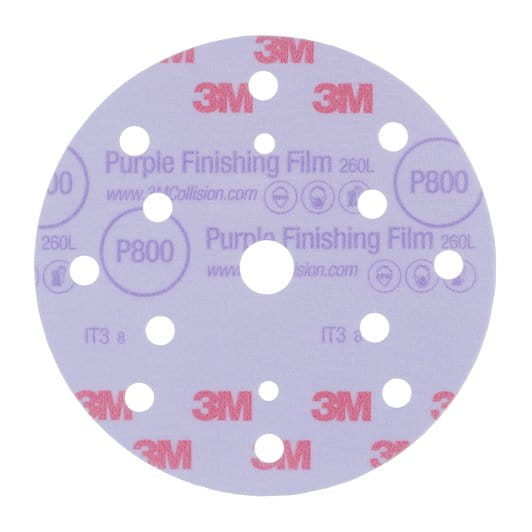 3M brúsny disk na suchý zips 260L+ 150mm 15H P800