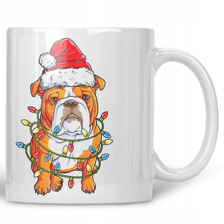 

Kubek Pies buldog święta