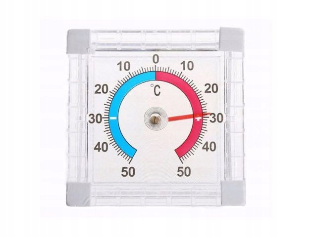 TERMOMETR ZEWNĘTRZNY ZAOKIENNY PRZYKLEJANY SAMOPRZYLEPNY