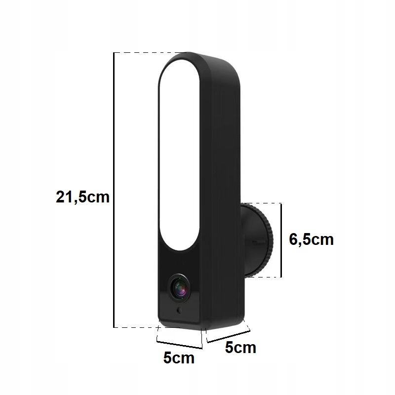 KAMERA Z LAMPĄ LED BEZPRZEWODOWA ZEWNĘTRZNA WIFI Załączone wyposażenie Instrukcja obsług