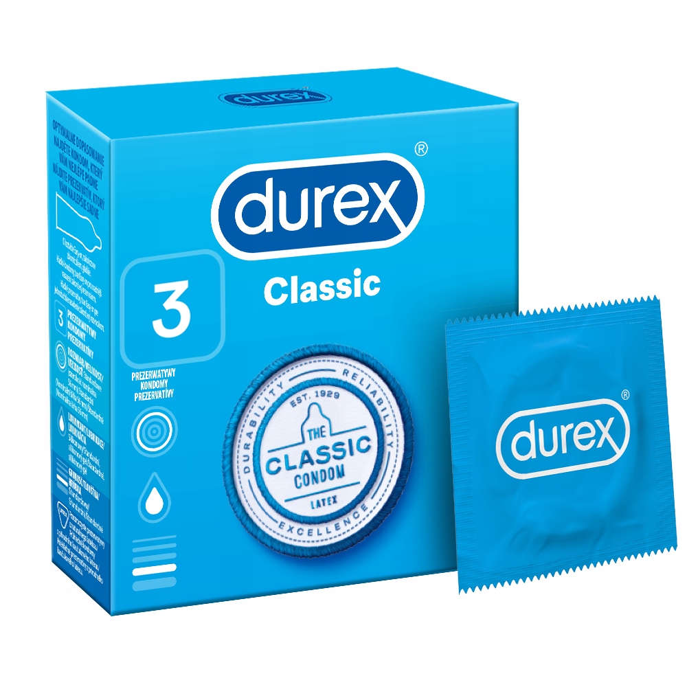 

Durex prezerwatywy Classic 3 szt