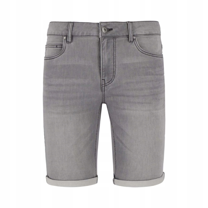 Pánské Džínové Kraťasy S Šedou Záložkou Volcano E-mext 36