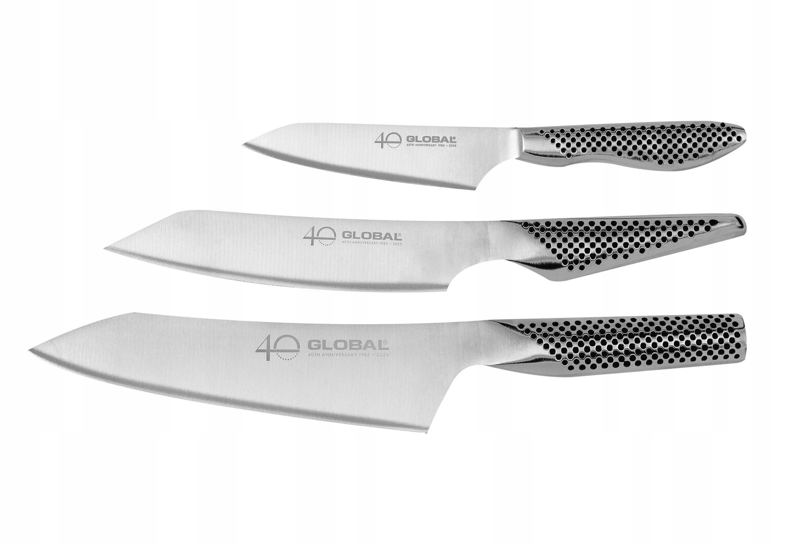 Sada 3 nožů Global Gf Limited 40th Anniversary G-4, GS-110, GS-58