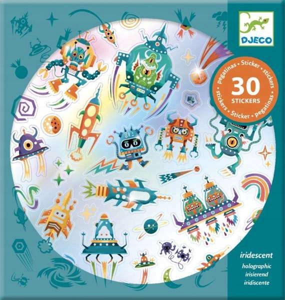 

Naklejki holograficzne Intergalaktyka 30szt. Djeco