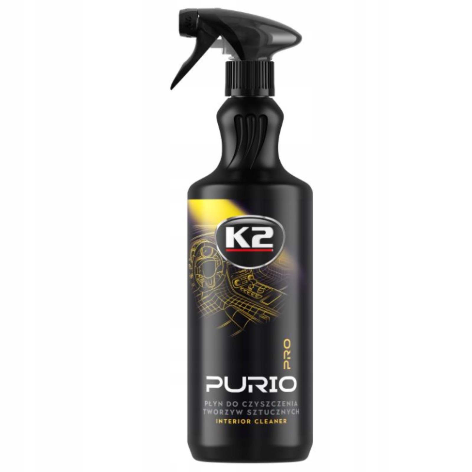 K2 Purio Cleaner Środek Do Czyszczenia Wnętrza Plastików Tworzyw 1 L D5041