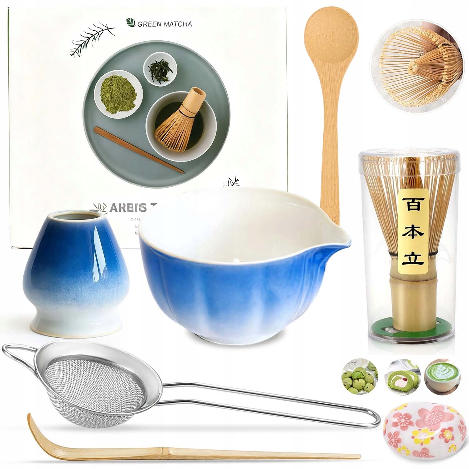 Levně Dárková Sada Matcha Čaje Tradiční Matcha 7 Kusů