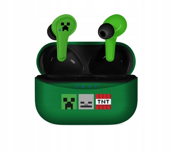 Słuchawki Otl Technologies Minecraft Tws Earphones Dla Dziecka Zielone