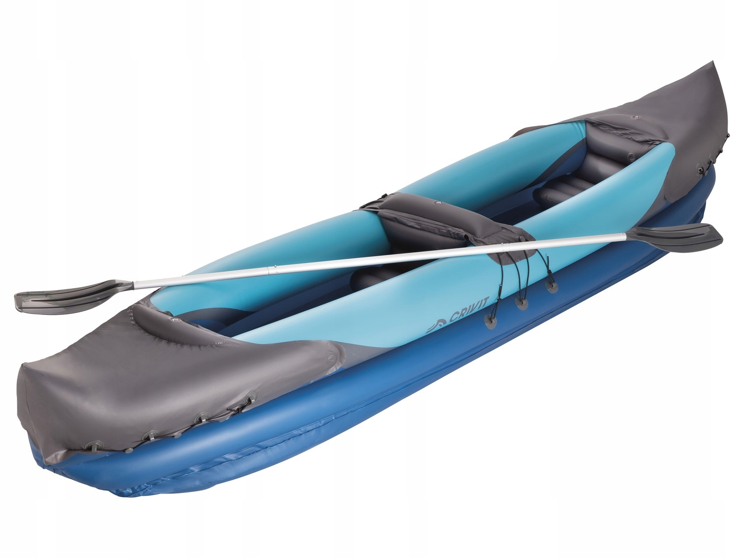 KAJAK 2 OSOBOWY CRIVIT POMPOWANY 5 KOMROWY Inshore 76 X 325 cm