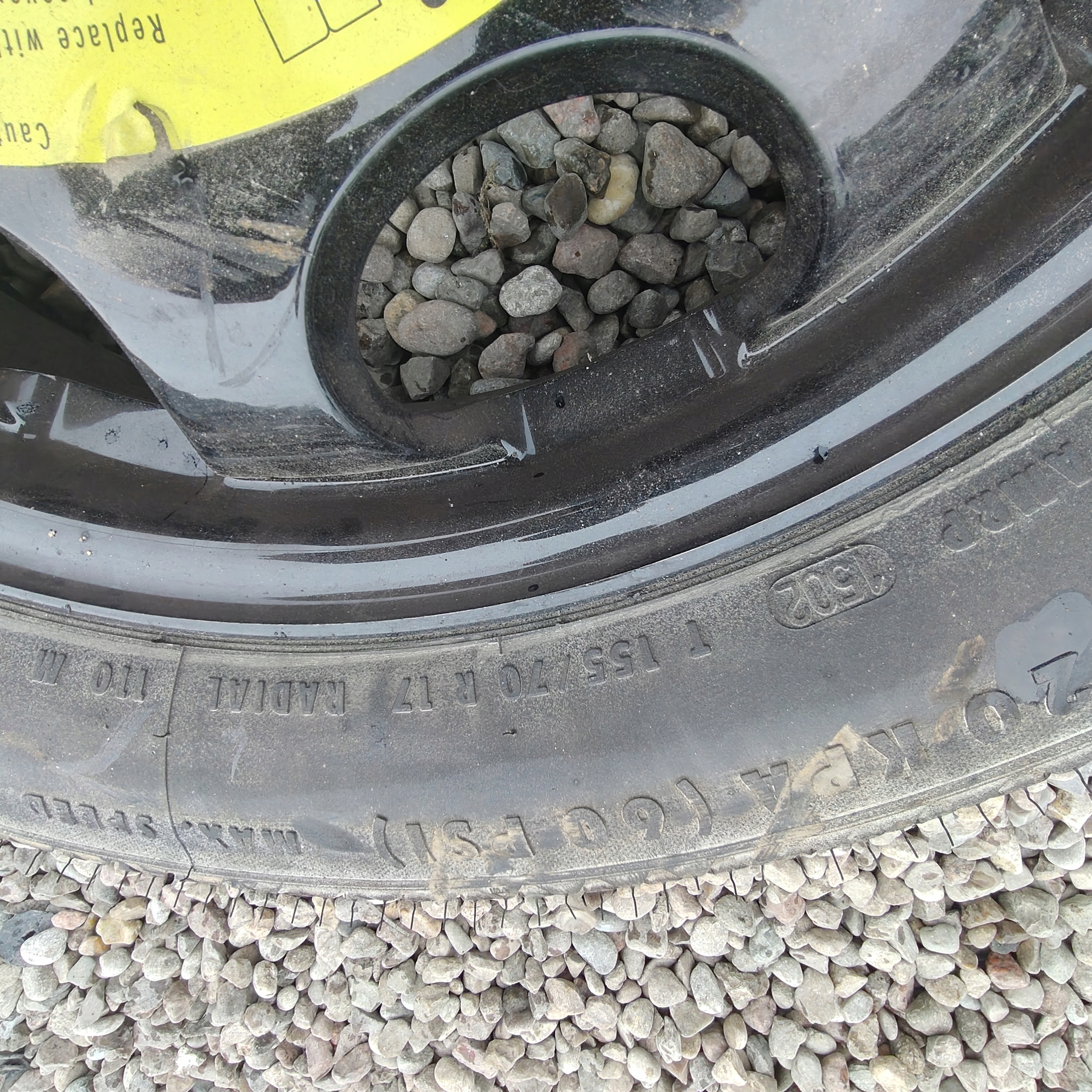 wheel spare MERCEDES E KLASA 211 A2114012502 17*