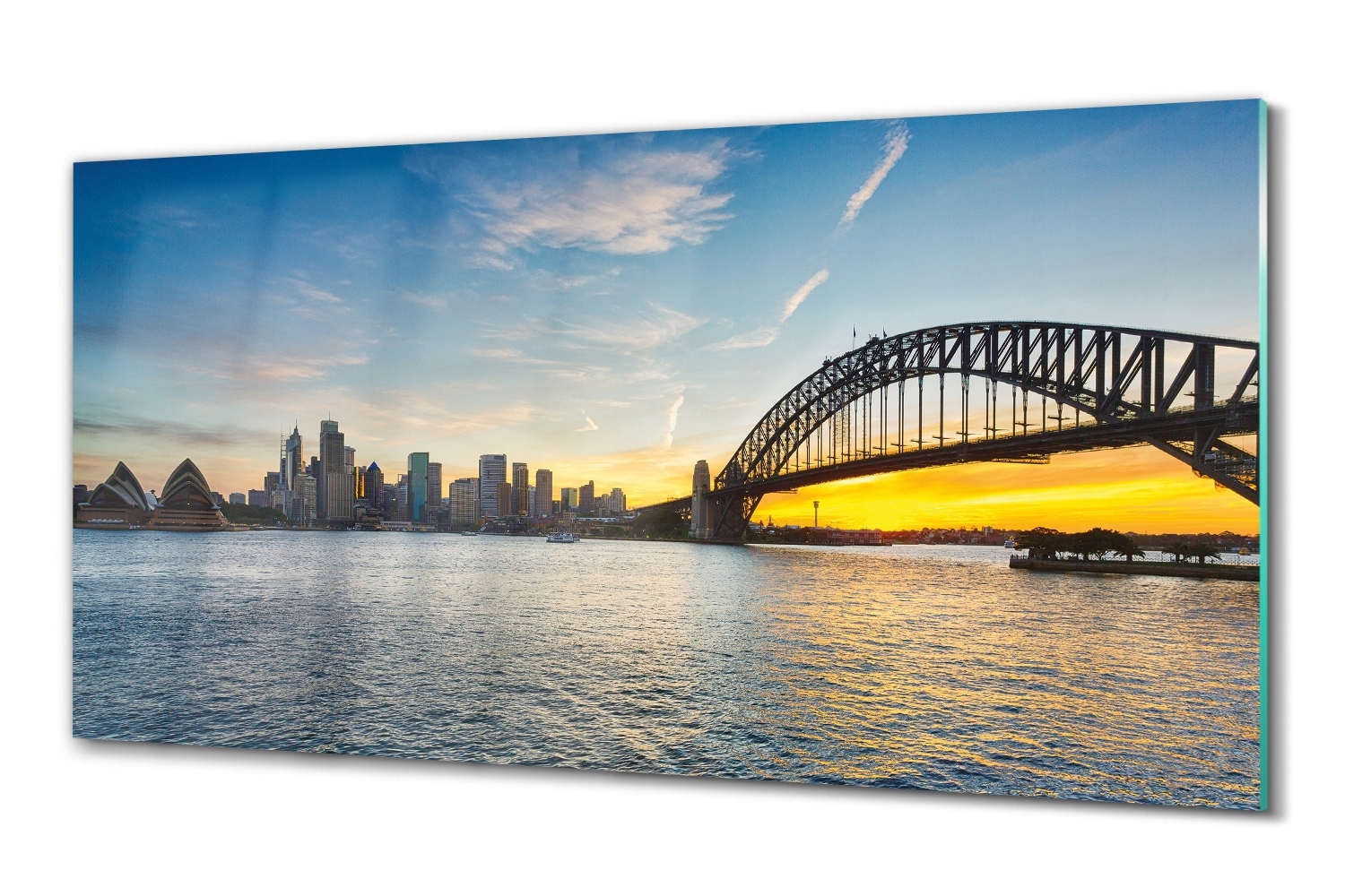 Obraz na skle do kuchyně Sydney řeka most 100x50
