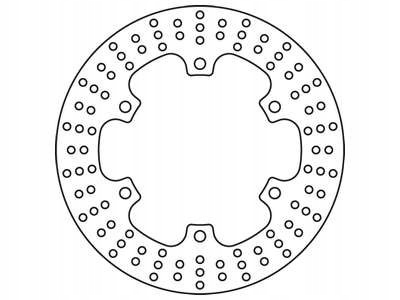 Brzdový kotúč predný Trw MST202