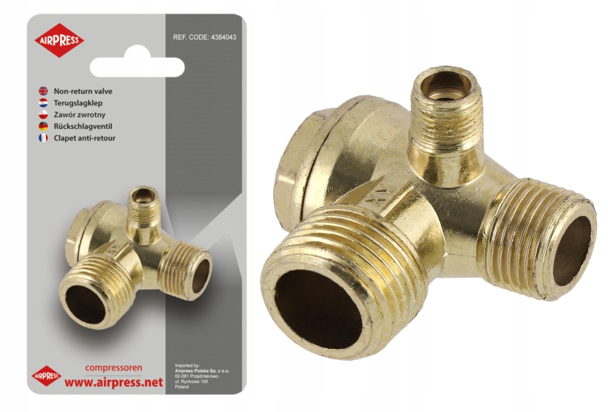 

Airpress Zawór Zwrotny Do Kompresora 24-100 L
