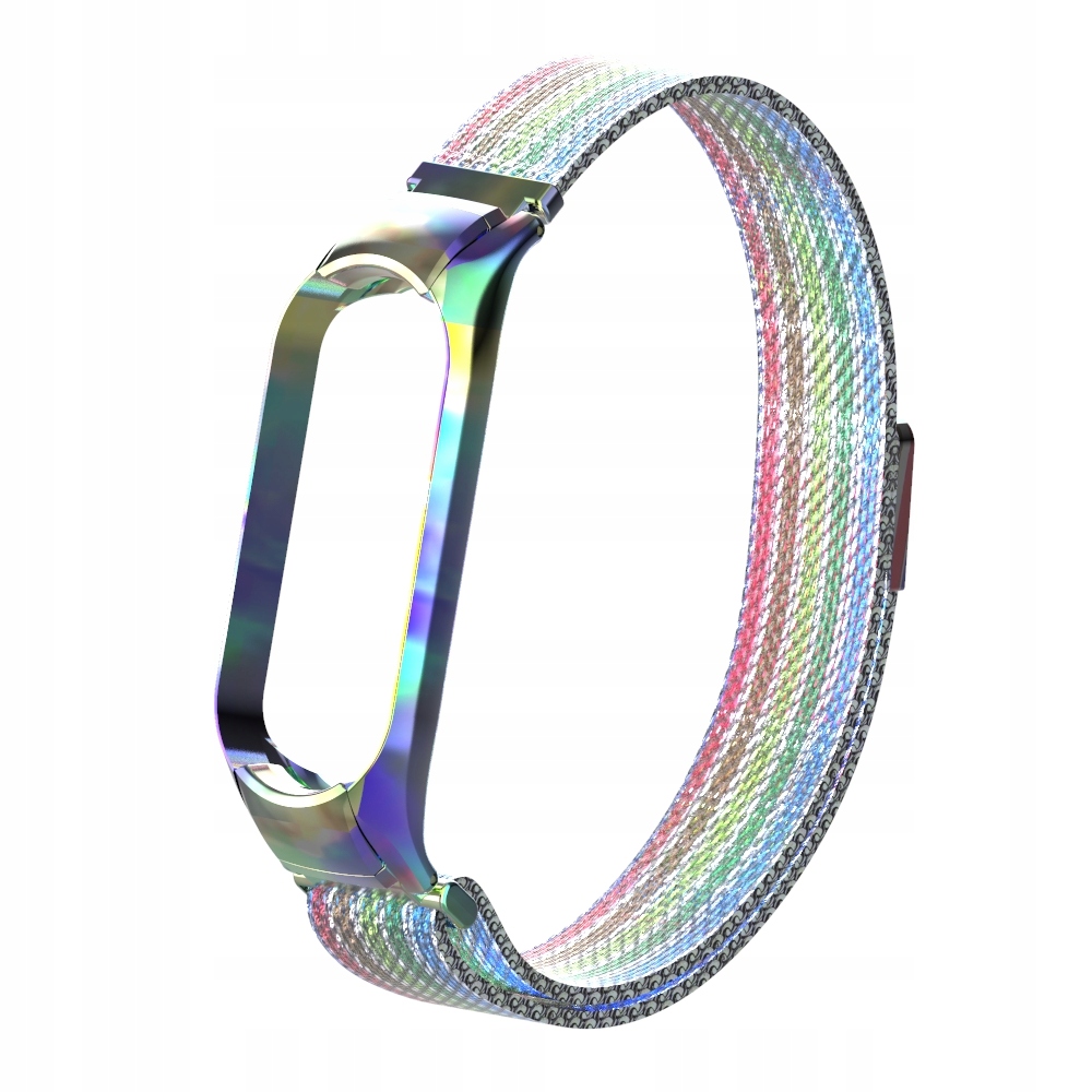 

Teczowa Bransoleta Pasek Milanese Xiaomi MI Band 5