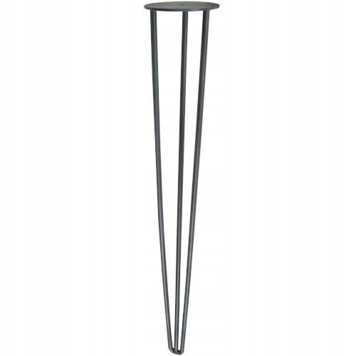 Ocelová noha Hairpin 3 tyčová Grafit 71 cm Italy