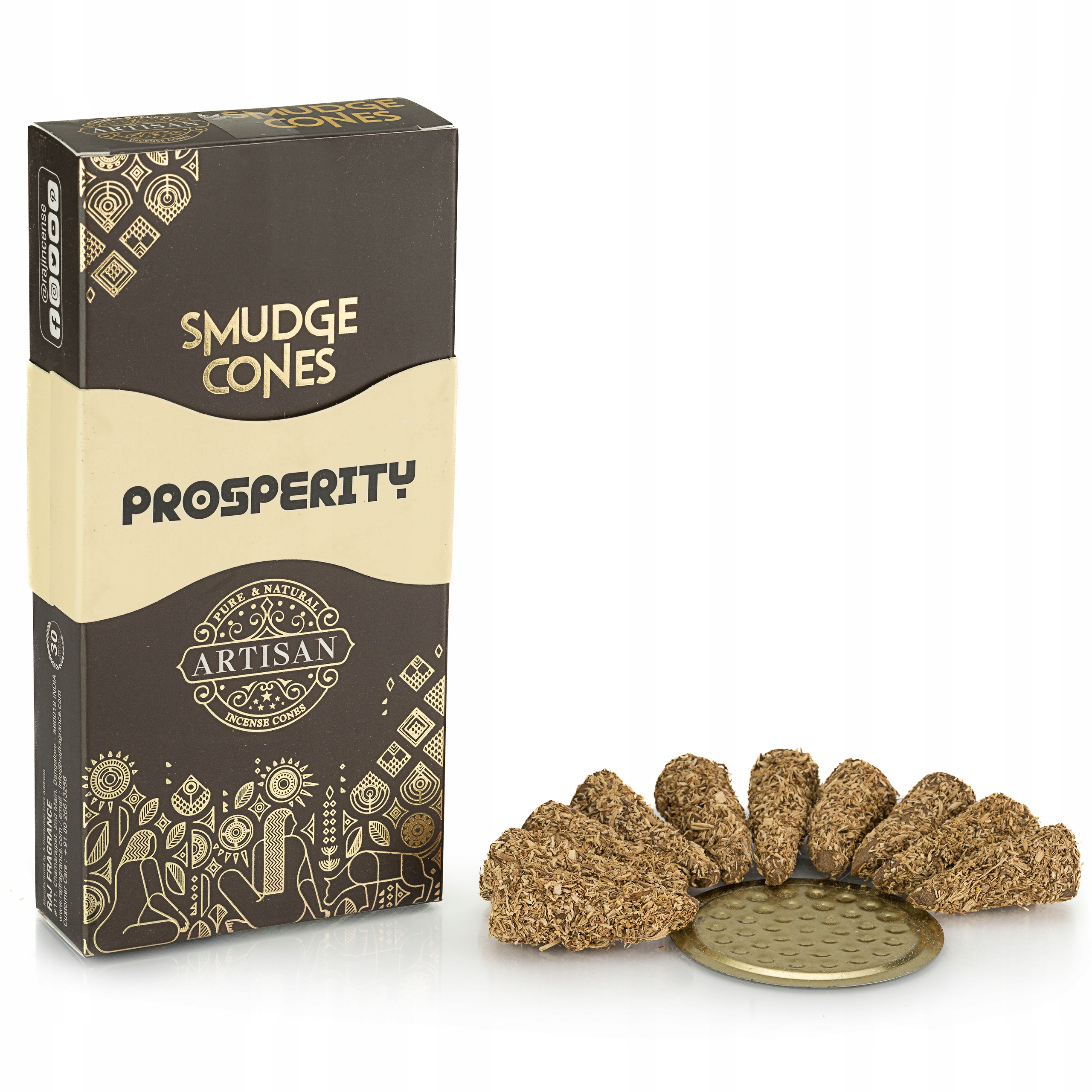 Kadzidełka rzemieślnicze Artisan stożkowe - Pomyślność