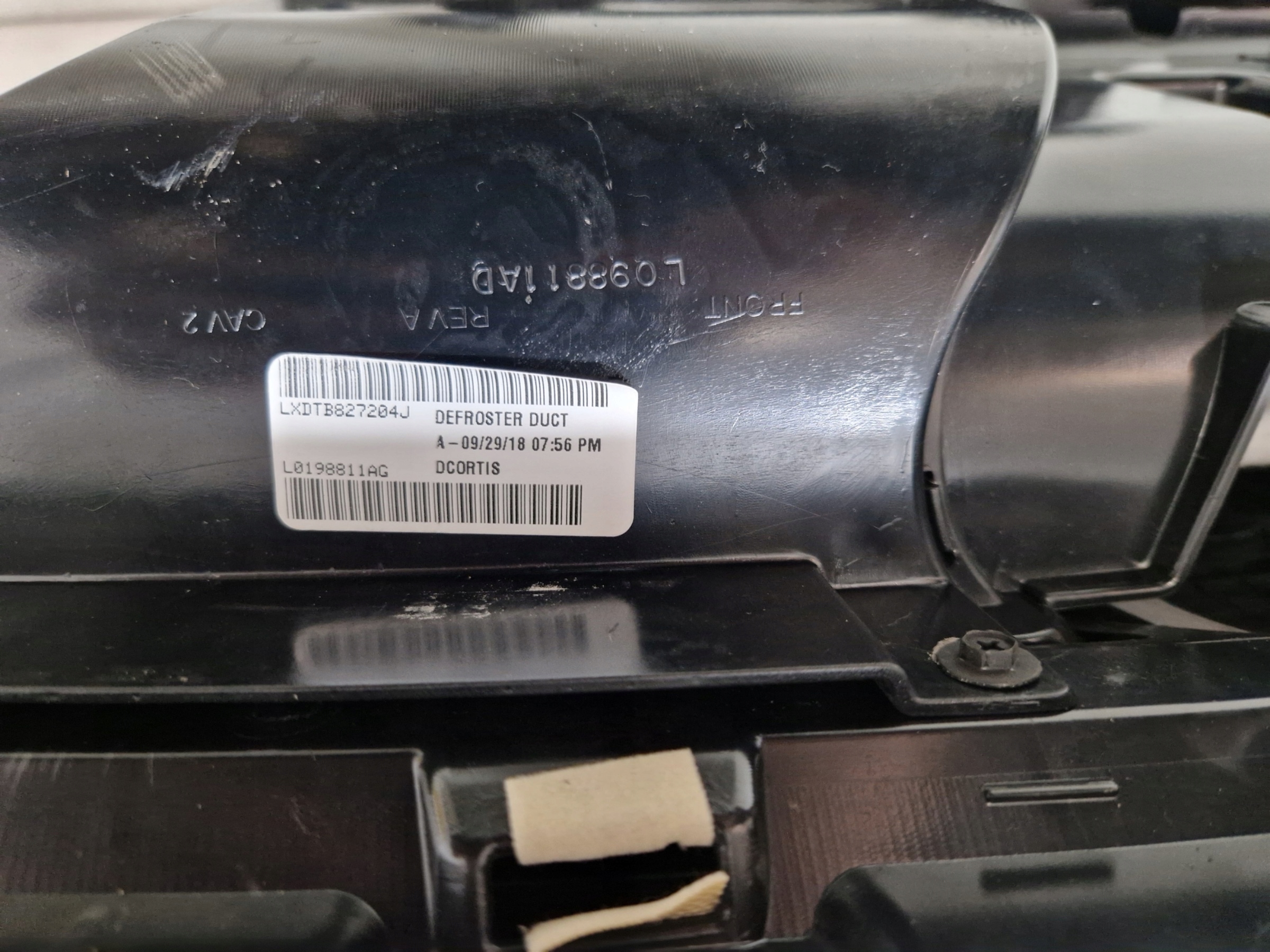 DODGE CHARGER 2019 - dashboard console cockpit original L0198811AG