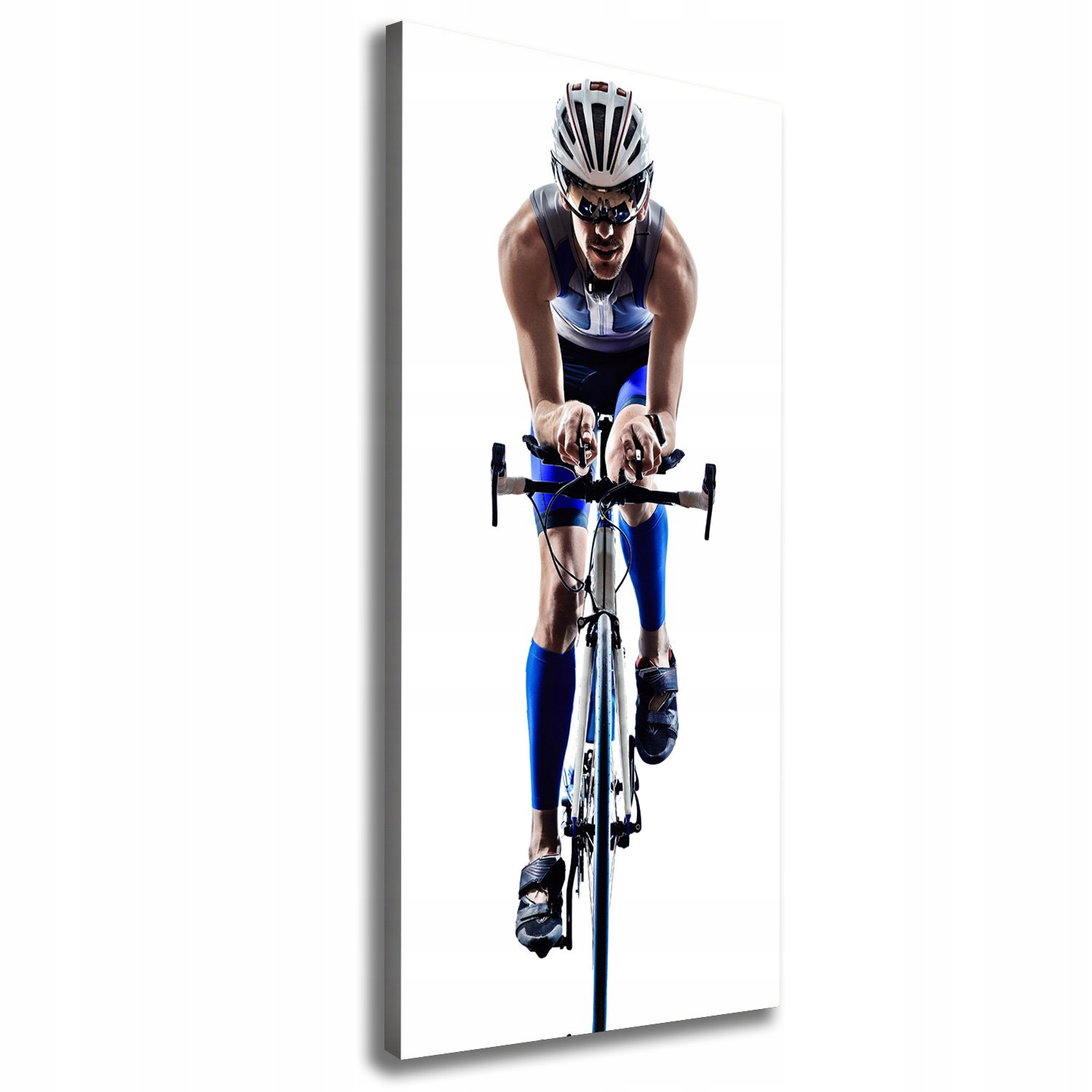 

Foto obraz na płótnie do salonu Rowerzysta 50x125