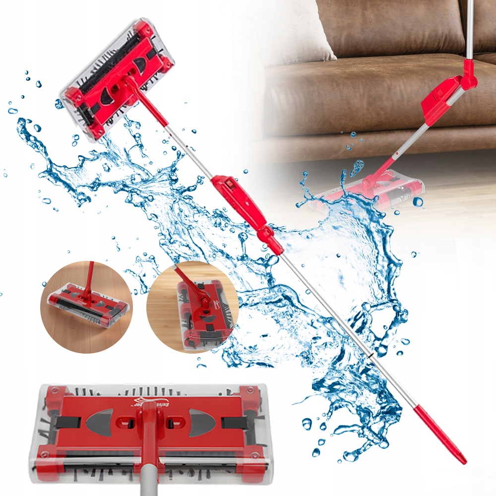 Levně Akumulátorový Kartáč Na Koberce Vysavač Bezdrátový Smeták