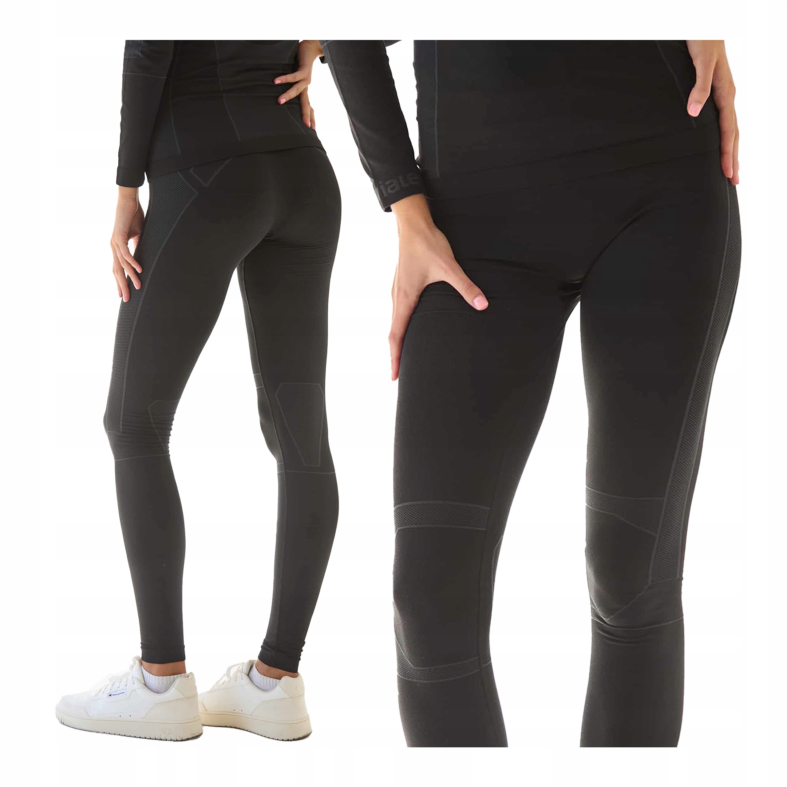 Dámské legíny černé spodní prádlo termoaktivní oblečení Naviale S