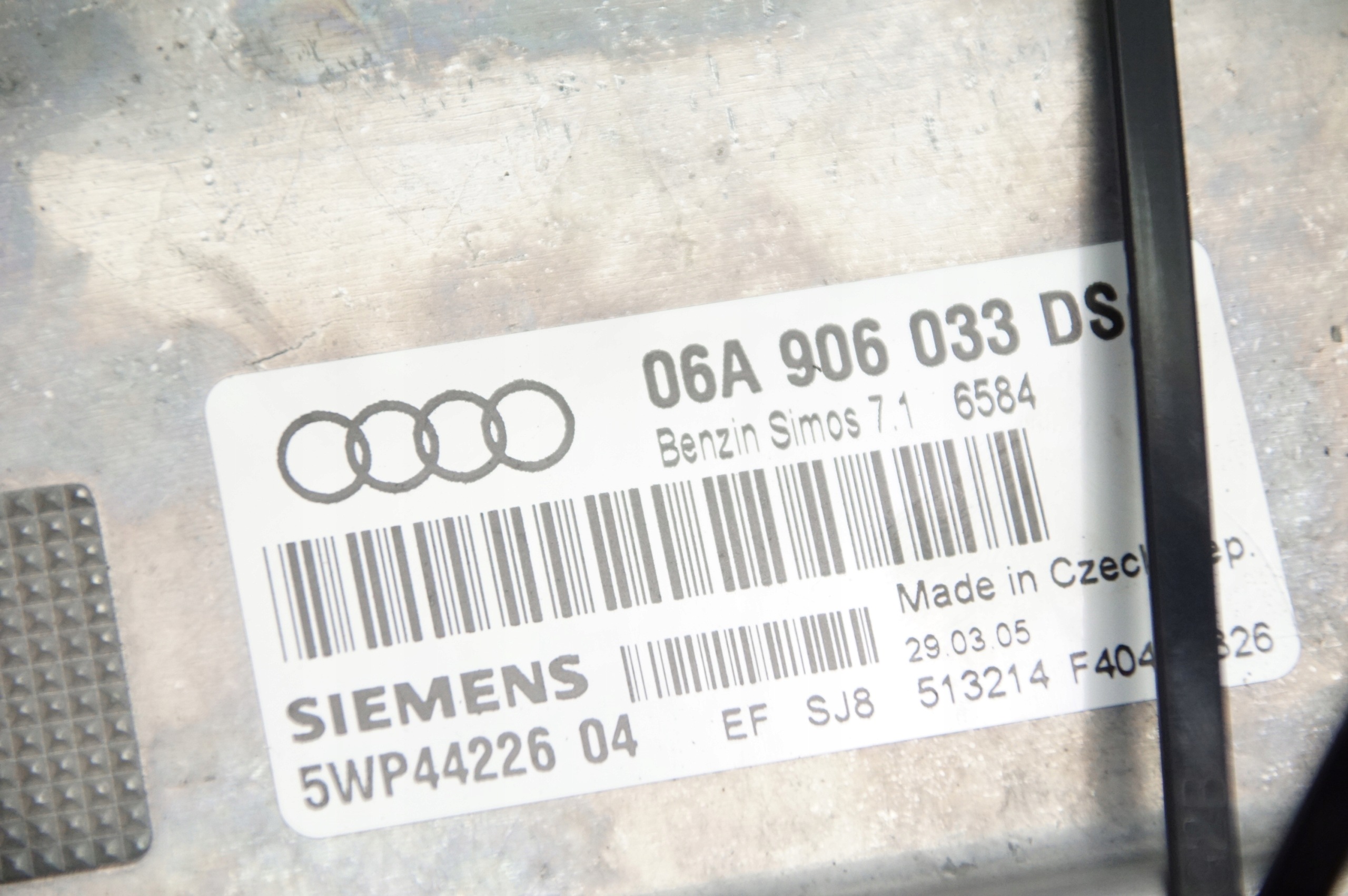 computer motore ECU 06A906033DS AUDI A3 8P