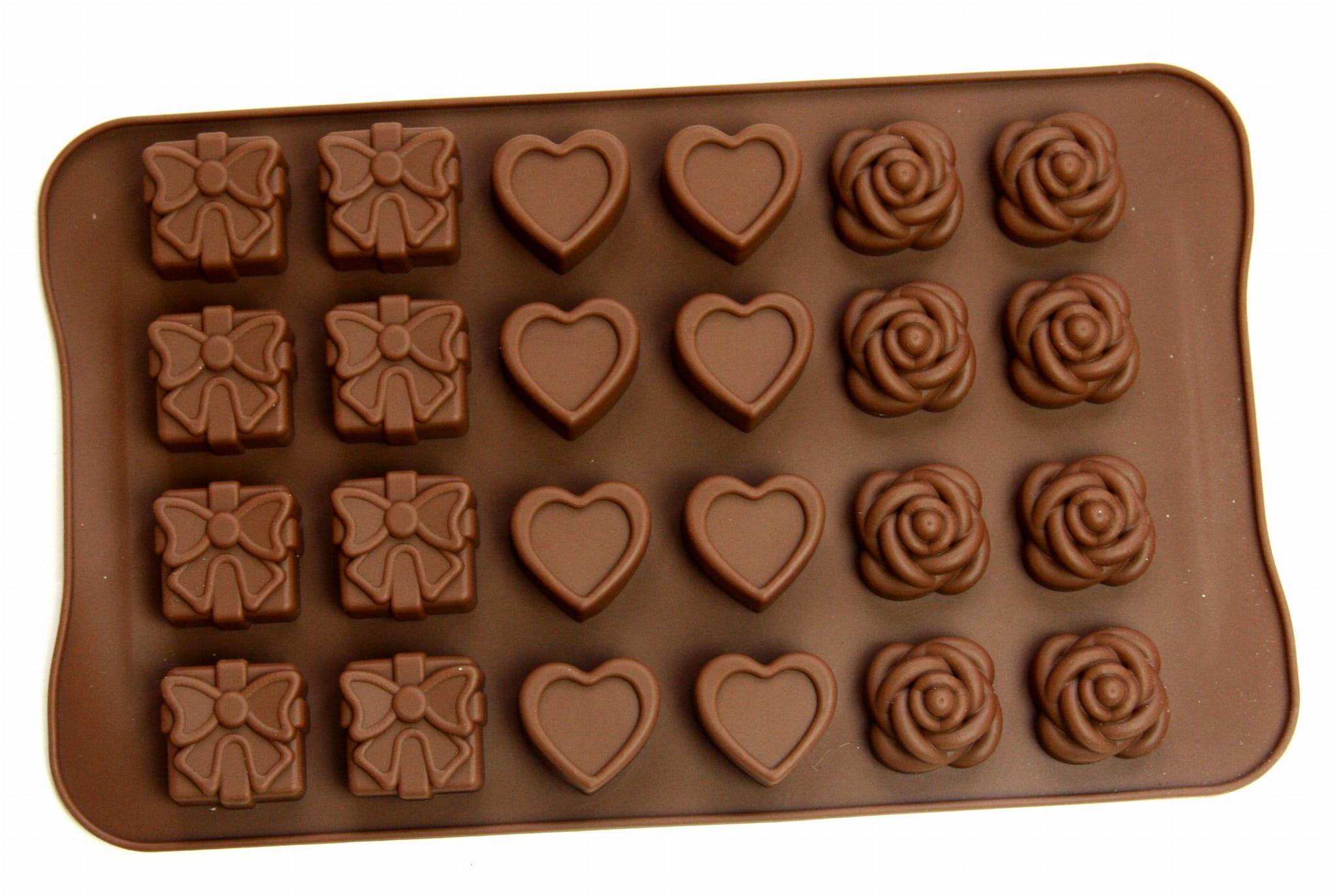 

Silikonowa forma do mydła, lodu, świec - 24szt