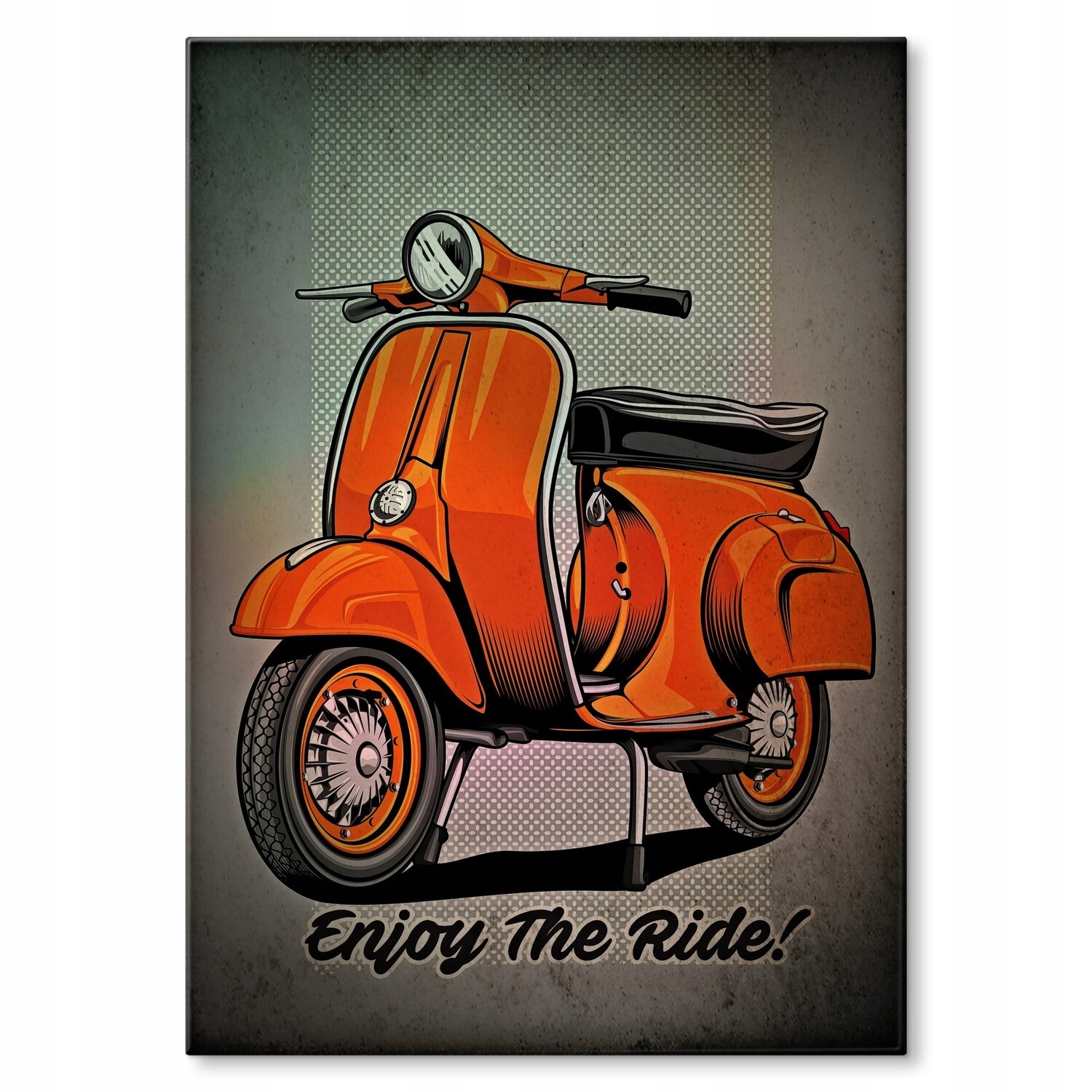 Kovový plakát enjoy scooter Szyld Plech 30 x 42 cm Dárek