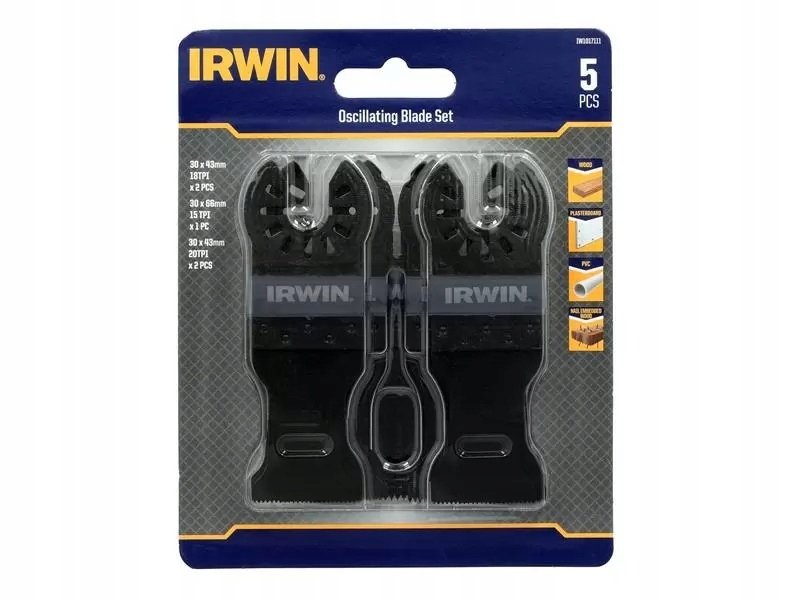 Irwin Pilové listy pro multifunkční brusku Irwin 5 Kusů