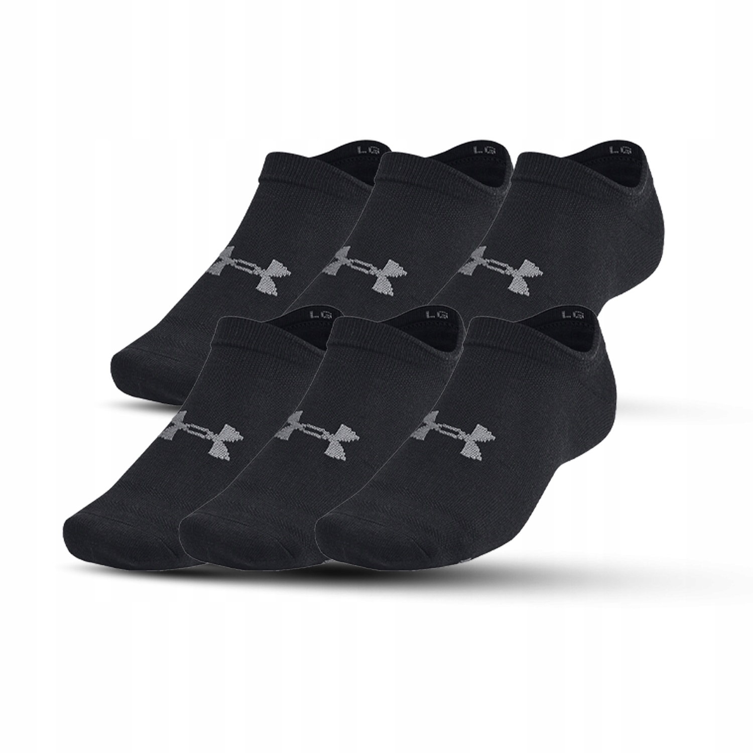 Under Armour Ponožky Ua Essential No Show 6pk-BLK