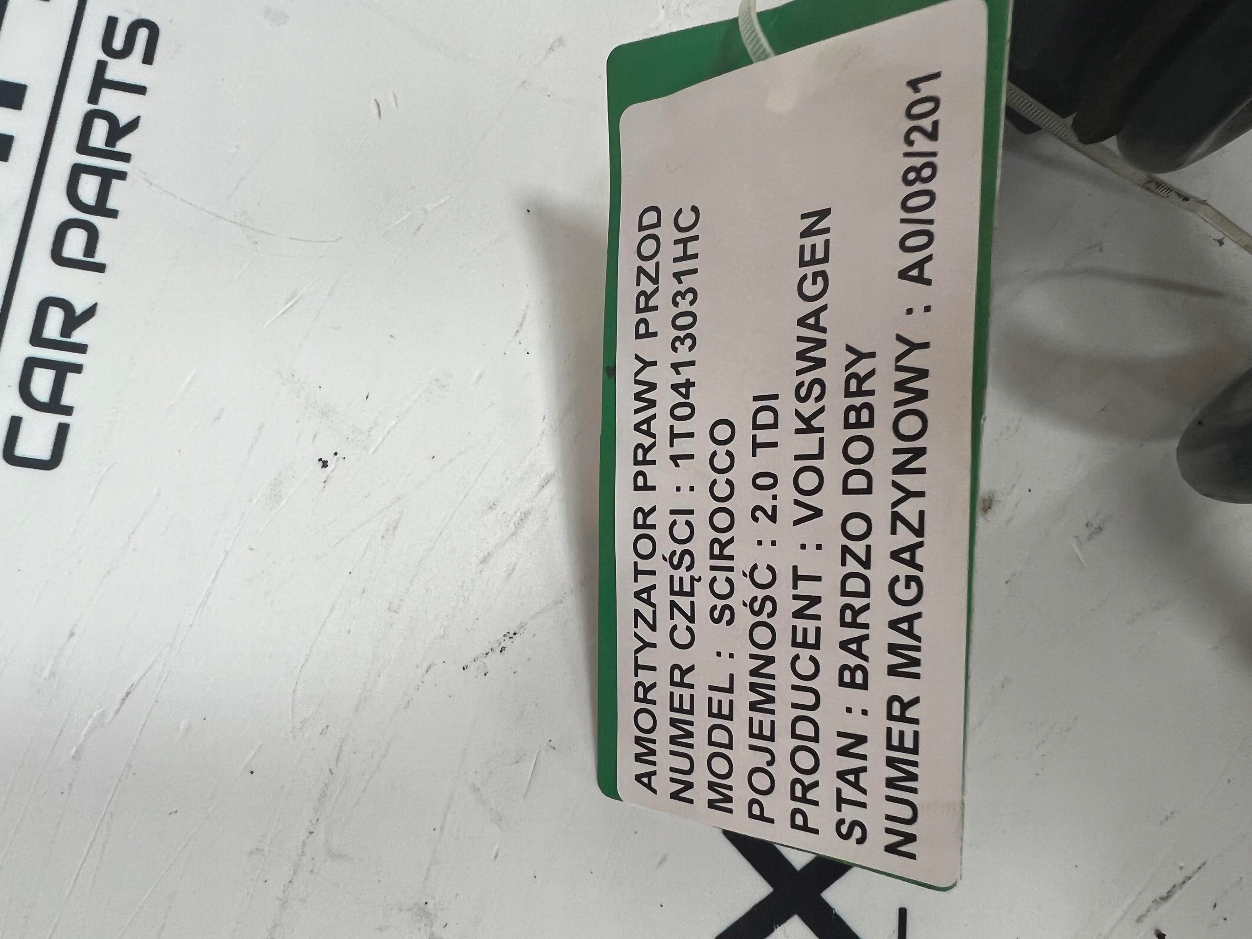 shock absorber right front VW SCIROCCO 2.0 TDI