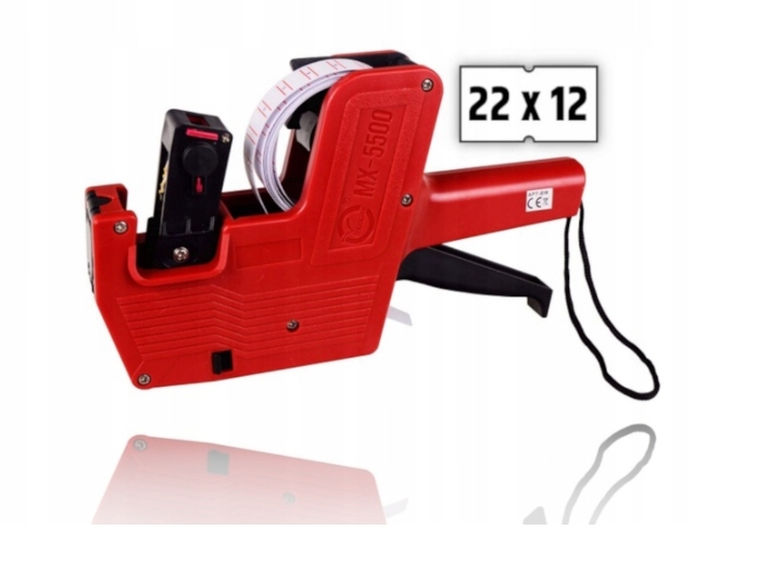 METKOWNICA JEDNORZĘDOWA 5500+5 TAŚM CENOWEK+ WAŁEK Kod producenta MX-5500X1+TAŚ1/AX5