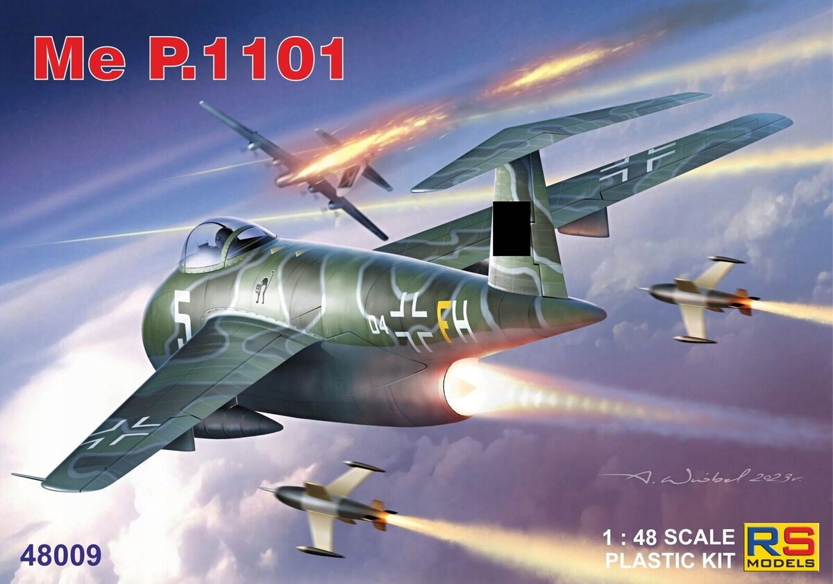 Messerschmitt Me P.1101 Rs Models 48009 měřítko 1/48