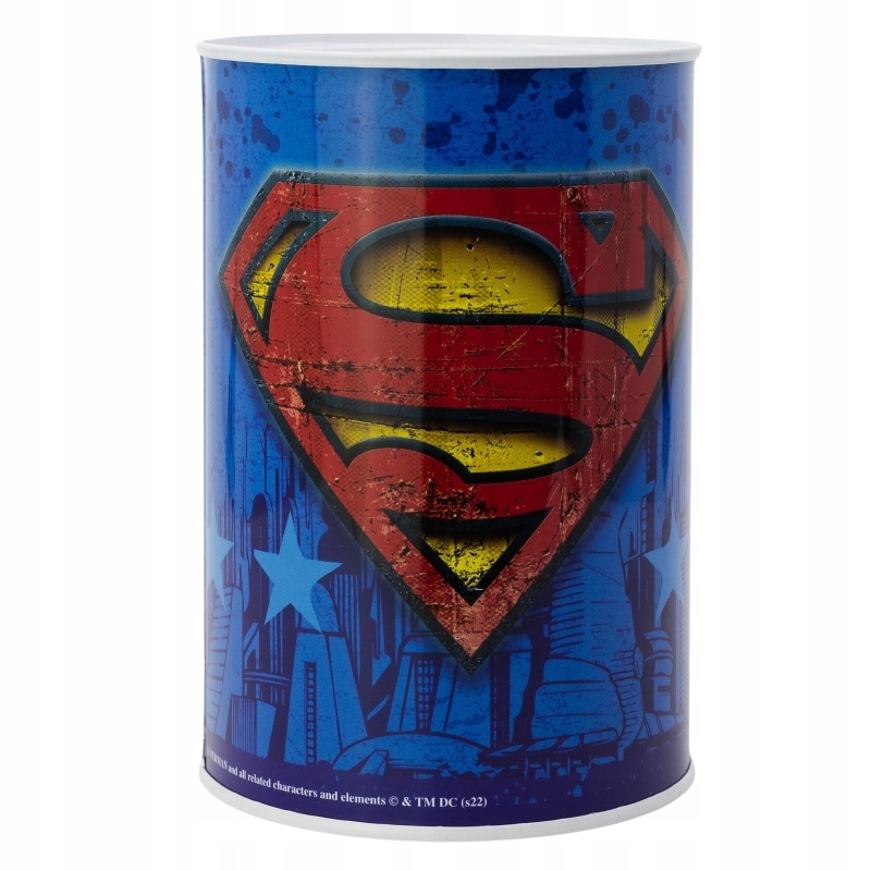 

Skarbonka metalowa Superman